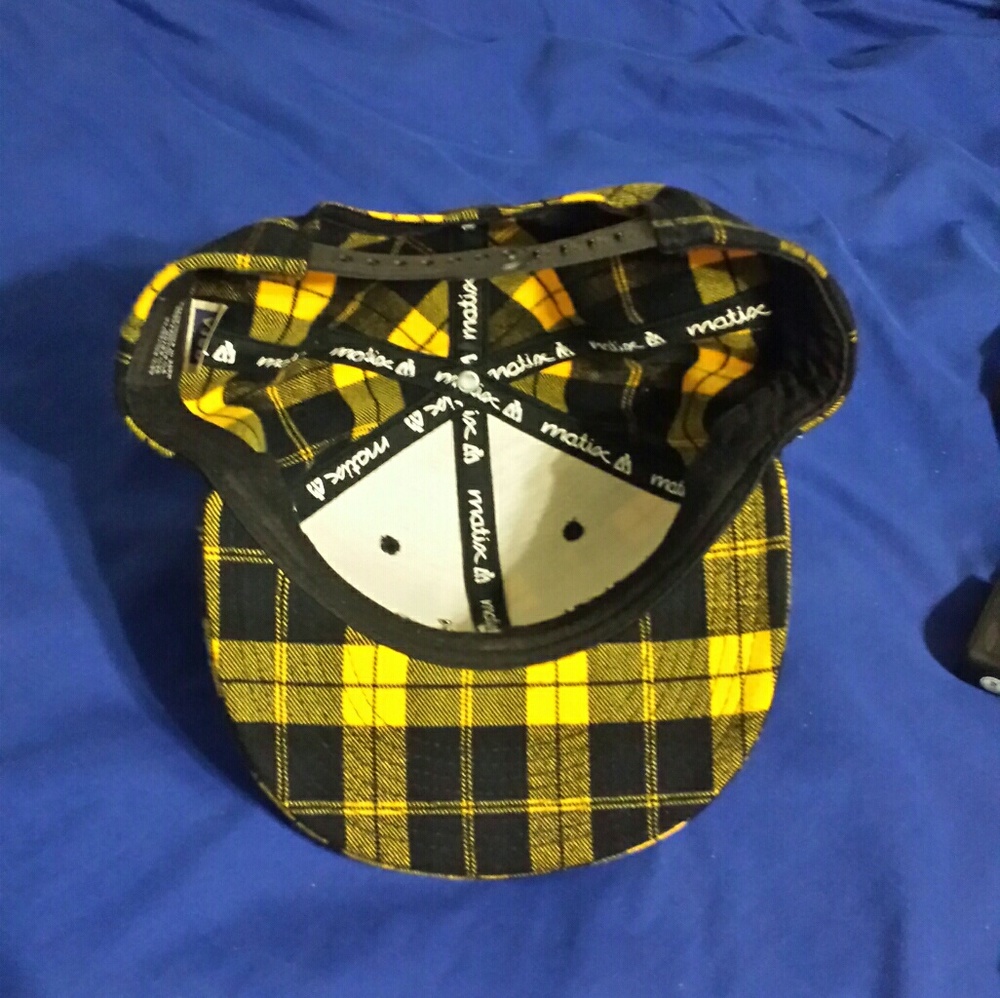 Matrix, yellow gingham snap back - Picture 3 of 3